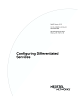 Avaya Configuring Differentiated Services (308620-14.20 Rev 00) User manual