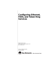 Avaya Configuring Ethernet, FDDI, and Token Ring Services User manual