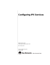 Avaya Configuring IPX Services User manual