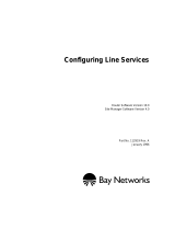 Avaya Configuring Line Services User manual