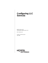 Avaya Configuring LLC Services User manual