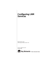 Avaya Configuring LNM Services User manual
