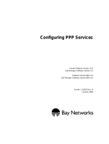 Avaya Configuring PPP Services User manual