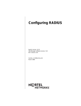 Avaya Configuring RADIUS User manual