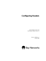 Avaya Configuring Routers User manual