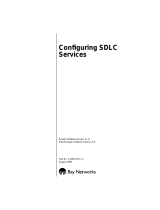 Avaya Configuring SDLC Services User manual