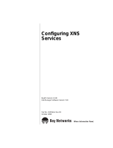Avaya Configuring XNS Services User manual