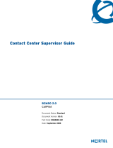 Avaya Contact Center User manual