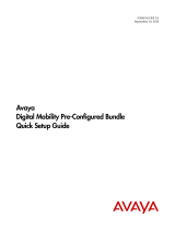 Avaya Digital Mobility Pre-Configured Bundle Quick setup guide