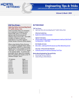 Avaya Engineering Tips and Tricks, March 2004, Vol 9 User manual