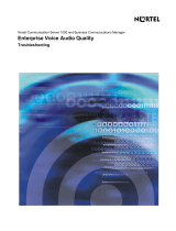 Avaya Enterprise Voice Audio Quality Troubleshooting User manual