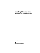 Avaya Ethernet Link Modules in BN Platforms User manual