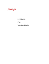 Avaya Fax BCM Rls 6.0 User manual