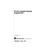 Avaya FE1/E1 User manual