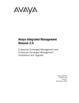 Avaya Integrated Management Release 2.0 Enterprise Converged Management User manual