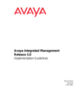 Avaya Integrated Management Release 3.0 User manual