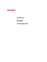 Avaya InTouch BCM Rls 6.0 User manual