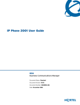 Avaya IP Phone 2001 User guide