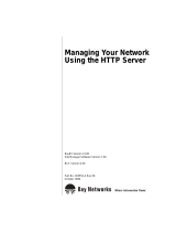 Avaya Managing Your Network HTTP Server User manual