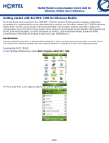 Avaya Mobile Communication Client 3100 for Windows Mobile User manual