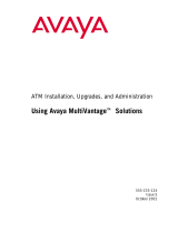Avaya MultiVantage Solutions Release 1.2 User manual