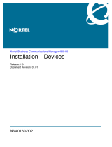 Avaya Nortel Business Communications Manager 450 1.0 Installation guide