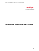 Avaya Product for Proactive Contact 4.1.2 Database User manual