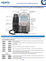 Nortel 1140E Reference guide