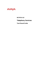 Avaya Telephony Services BCM Rls 6.0 User manual
