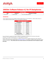 Avaya UNIStim Software Release 4.2 for IP Deskphones Important information