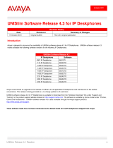 Avaya UNIStim Software Release 4.3 Important information