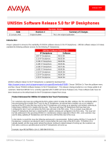 Avaya UNIStim Software Release 5.0 for IP Deskphones Important information