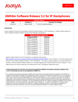 Avaya UNIStim Software Release 5.2 Important information