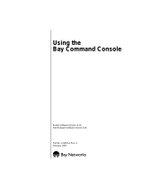 Avaya Using Bay Command Console Software User manual