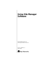 Avaya Using Site Manager Software User manual