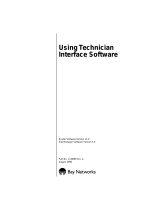Avaya Using Technician Interface Software User manual