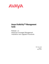 Avaya VisAbility Management Suite Release 1.3 Advanced Converged Management Installation and Upgrade Guide