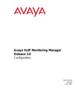 Avaya VoIP Monitoring Manager Release 3.0 Configuration Configuration manual