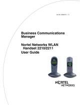 Nortel Networks 2211 User manual