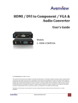 Avenview C-HDMI-COMPVGA User manual