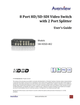 Avenview SW-HDSDI-8X2 User manual