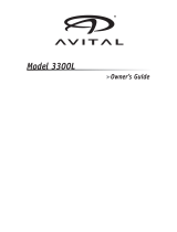 Avital 3300L User manual