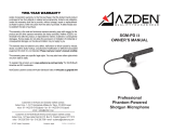 Azden SGM-PD II User manual