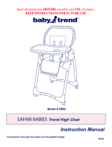 Baby Trend 8866 User manual