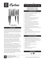 Bakers Pride Cyclone GDCO-E1 Single User manual