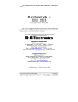 B&B Electronics 232CC1A User manual