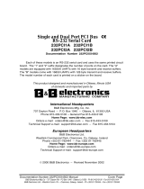 B&B Electronics 232PCI1A User manual