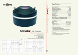 B&C Speakers HF Drivers DE950TN User manual