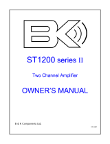 B&K ST1200 Series II User manual