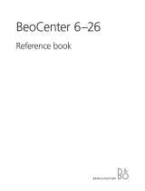 Bang & Olufsen BEOCENTER 26-Jun User manual